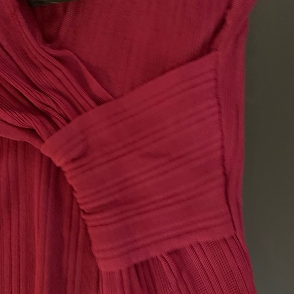 Massimo Dutti Limited Edition Dark Red Dress - Picture 9 of 10